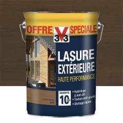 Lasure extérieure V33 Haute performance 10ans Chêne moyen - 5L