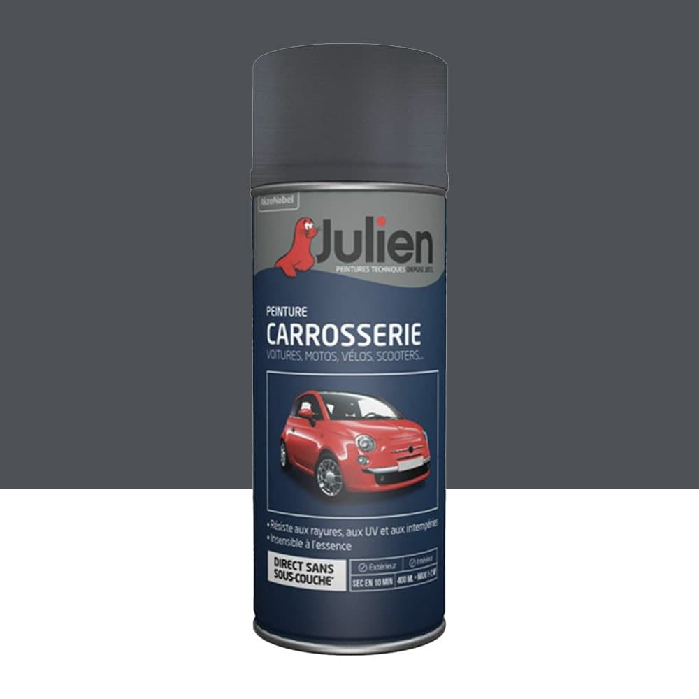 Bombe de peinture JULIEN Carrosserie Gris Brillant (37103) - 400ml