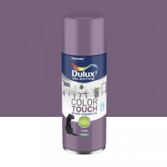 Bombe aérosol de peinture DULUX VALENTINE Color Touch Violet satin - 400ml