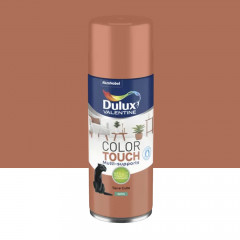 Bombe aérosol de peinture DULUX VALENTINE Color Touch Terre cuite satin - 400ml