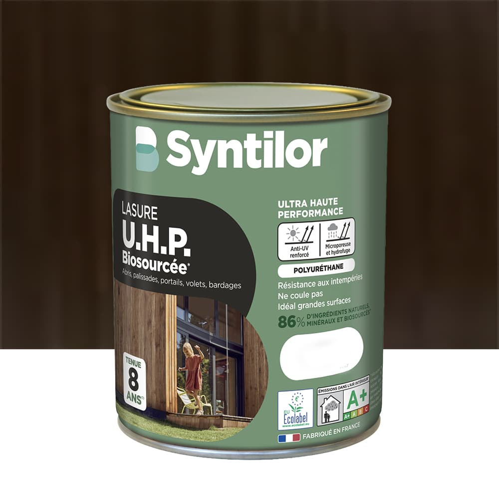 Lasure U.H.P Biosourcée SYNTILOR Chêne foncé - 1L