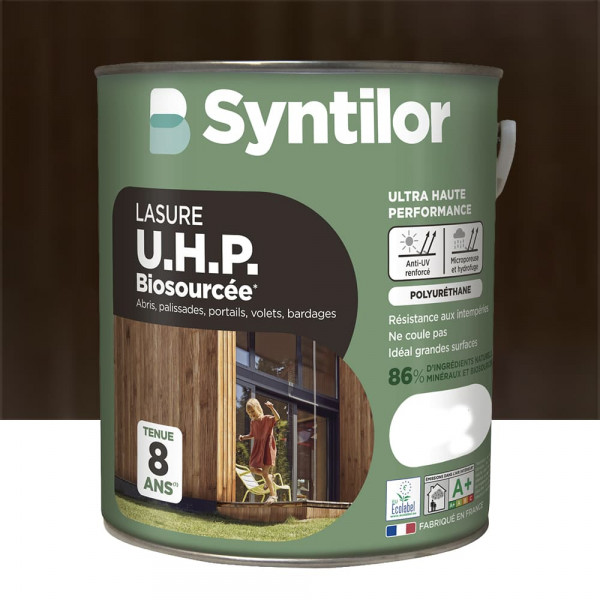 Lasure U.H.P Biosourcée SYNTILOR Chêne foncé - 5L