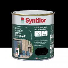 Peinture Multi-Matériaux Extérieure SYNTILOR Noir - 0,5L