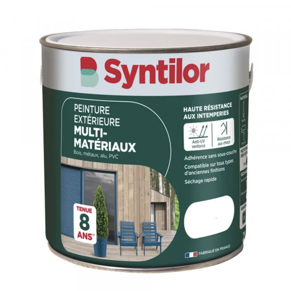 Peinture Multi-Matériaux Extérieure SYNTILOR Blanc - 2L