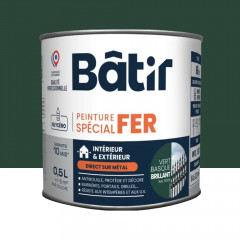 Peinture Spécial Fer BÂTIR Vert Basque brillant - 0,5L
