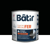 Peinture Spécial Fer BÂTIR Noir brillant - 0,25L