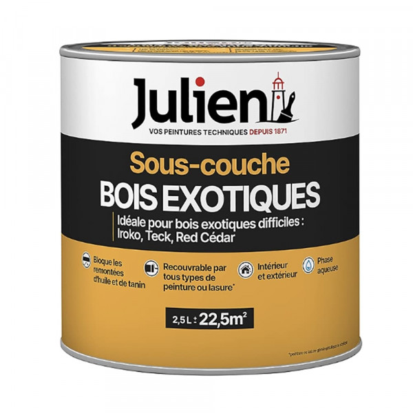 Sous-couche JULIEN Bois exotiques - 2,5L