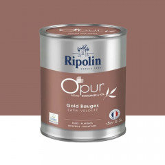 Peinture Murs, Boiseries, Radiateurs RIPOLIN OPur Satin velouté Gold bauge NP - 0,5L