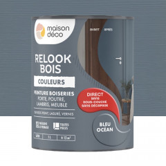 Peinture Maison Déco Relook Bois Couleurs Bleu océan