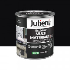 Peinture Extérieur Multi-matériaux Julien Noir - 0,5L