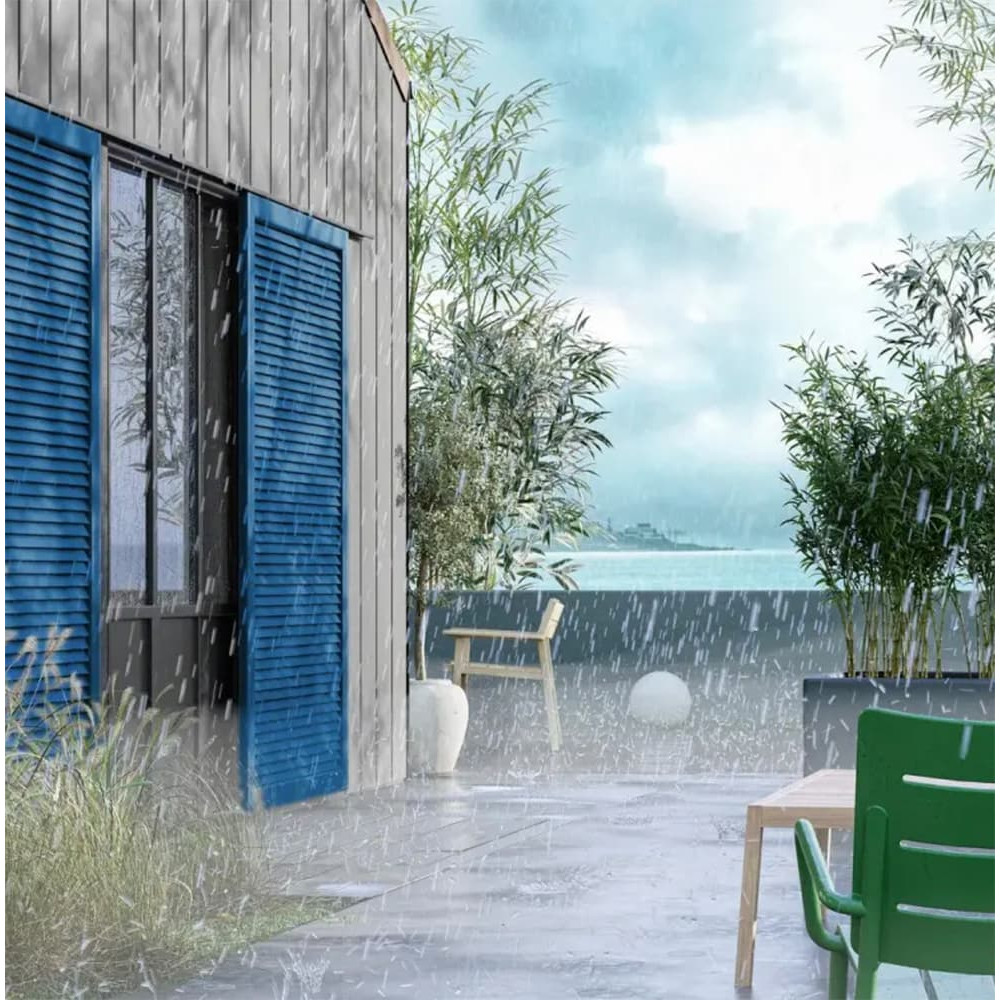 Peinture Glycéro Bois 12ans V33 Solution Expert Bleu Bretagne - ambiance