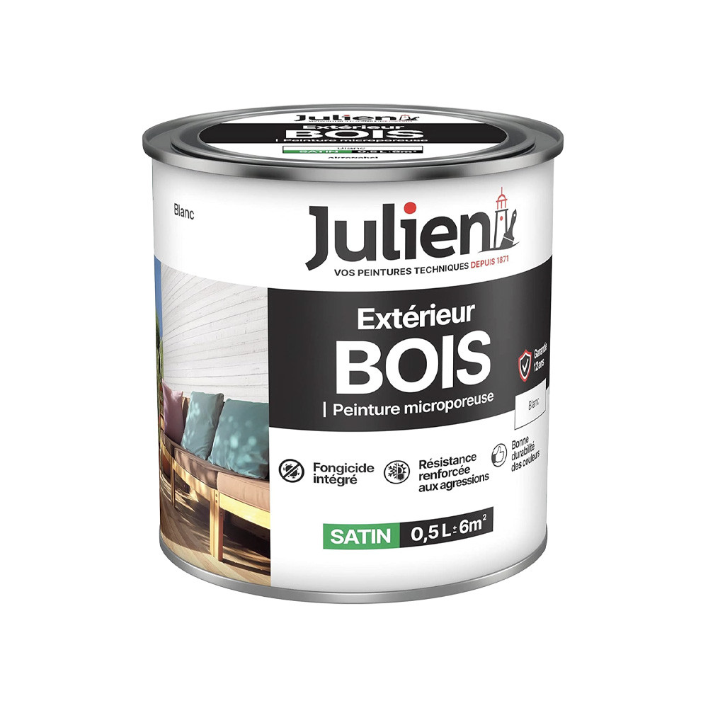 Peinture Extérieur Bois Microporeux Julien Blanc