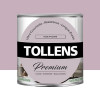 Peinture murs, boiseries et radiateurs TOLLENS Premium Rose poudré satin - 0,75L
