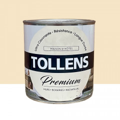 Peinture murs, boiseries et radiateurs TOLLENS Premium Maison d'hôtes satin - 0,75L
