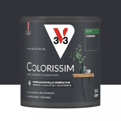 Peinture intérieure V33 Colorissim Satin Carbone - 0,5L