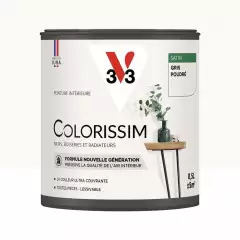 Peinture intérieure V33 Colorissim Satin Gris poudré - 0,5L