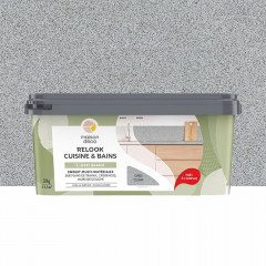 Enduit Maison Déco Relook Cuisine & Bains Effet Granit Gris clair - 3kgs