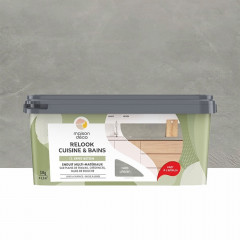 Enduit Maison Déco Relook Cuisine & Bains Effet Béton Gris urbain - 3kgs