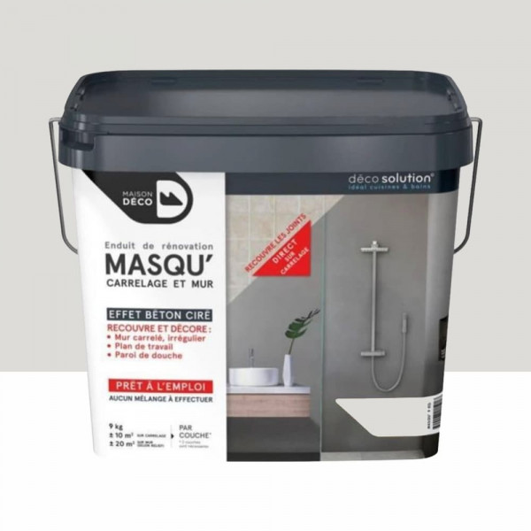 Enduit de rénovation Maison Déco Masq'Carrelage et Murs Galet Maison Déco - 1