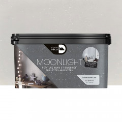 Peinture pailletée MAISON DÉCO Moonlight Lagon scintillant - 2L