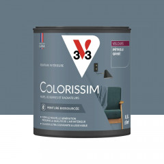 Peinture intérieure V33 Colorissim Velours Pétrole Grisé - 0,5L