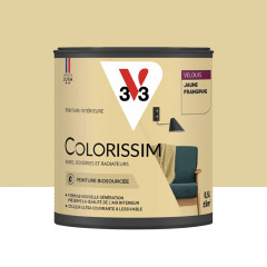 Peinture intérieure V33 Colorissim Velours Jaune Frangipane - 0,5L