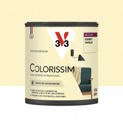 Peinture intérieure V33 Colorissim Velours Sorbet Vanille - 0,5L