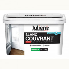 Peinture Murs Et Plafonds Julien Blanc Couvrant Satin - 2,5L