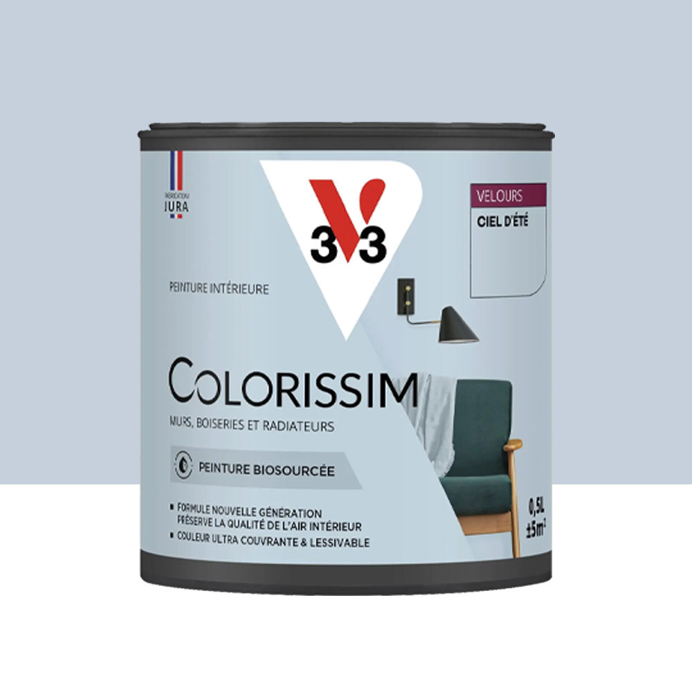 Peinture intérieure V33 Colorissim Velours Ciel d'été