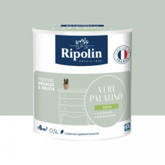 Peinture intérieure RIPOLIN Meubles & Objets Satin Vert palatino - 0,5L