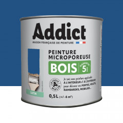 Peinture Bois Microporeuse Addict Marine Satin