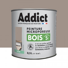 Peinture Bois Microporeuse Addict Galet Satin