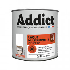Laque Glycéro Multisupports Addict Blanc Brillant