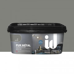 Peinture métallisée ID Pur Métal Acier n°7 - 2L