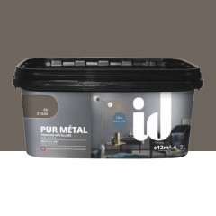 Peinture métallisée ID Pur Métal Etain n°5 - 2L