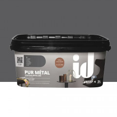 Peinture métallisée ID Pur Métal Plomb n°8 - 2L