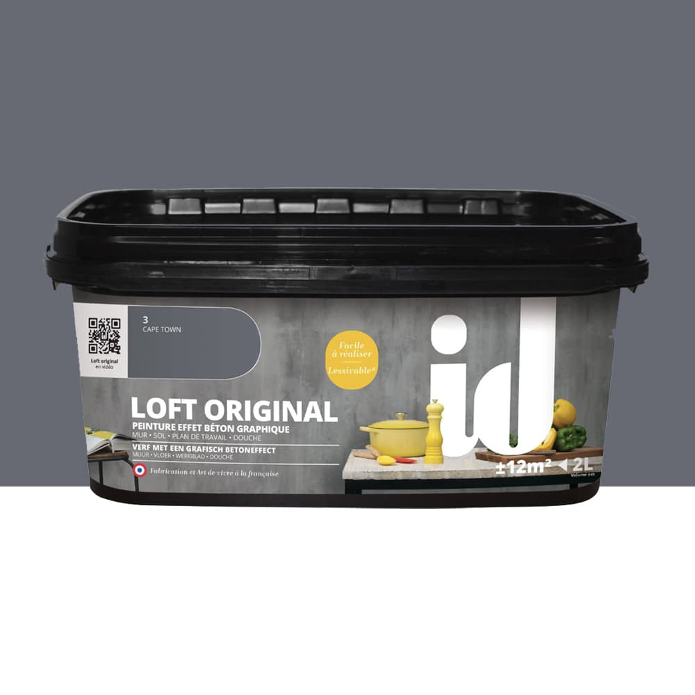Peinture Effet béton ID Loft Original Cape Town n°3 - 2L