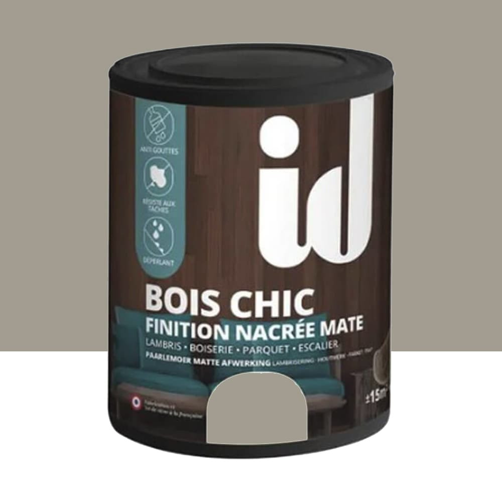 Lasure nacrée mate ID Bois Chic Perle n°2 - 1L