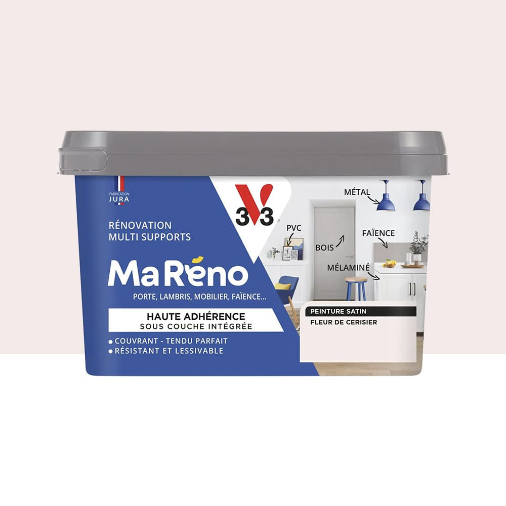 Peinture multi-supports intérieur V33 Ma Réno Fleur de cerisier - 0,5L