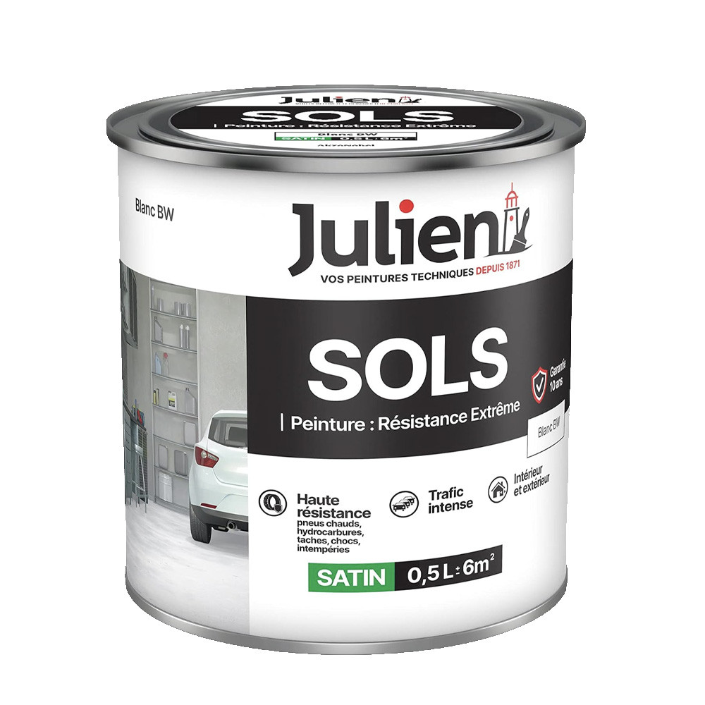 Peinture Sols Résistance Extrême Julien Blanc