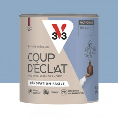 Peinture murs & plafonds V33 Coup d'éclat Rêve bleu - 0,5L