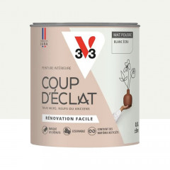 Peinture murs & plafonds V33 Coup d'éclat Blanc écru - 0,5L