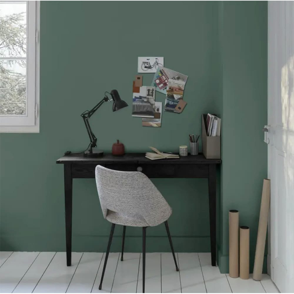Peinture murs & plafonds V33 Coup d'éclat Vert malachite - ambiance